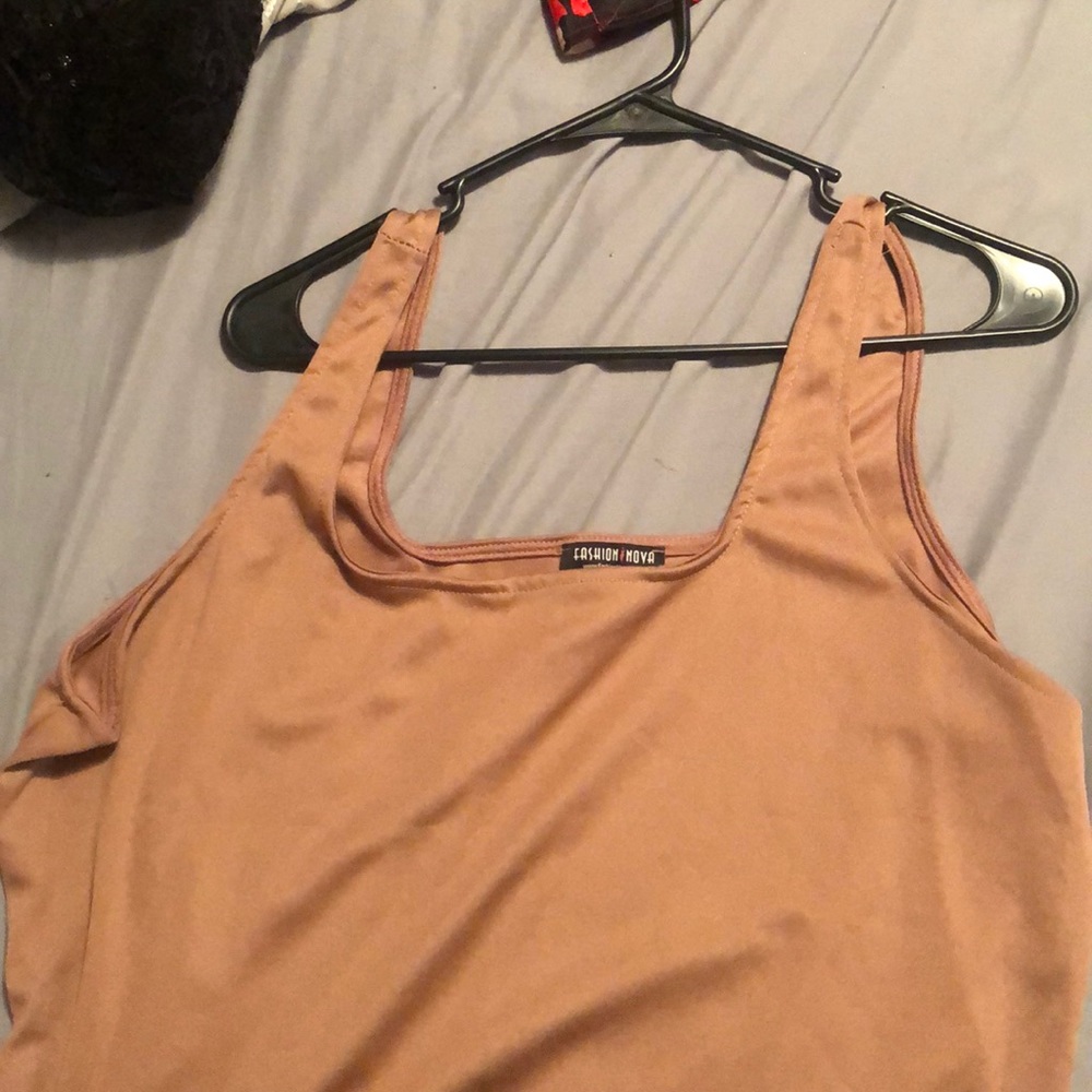 Tan/Brown midi dress ! never worn